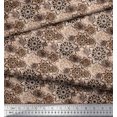 thumbnail image 2 of Soimoi Rayon Fabric Floral Mandala Fabric Prints by Yard 56 Inch Wide, 2 of 3