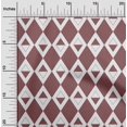 thumbnail image 2 of oneOone Velvet Brown Fabric Check Argyle Sewing Material Print Fabric By The Yard 58 Inch Wide, 2 of 4