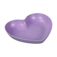 thumbnail image 2 of Dvkptbk Plastic Plates Heart Plates W 5.91Inch X L 5.51Inch Impregnable Dinner Plates Dishwasher Microwave Safe Plastic Plates Reusable Lightweight Plates for Kitchen or Camping, 2 of 6