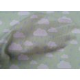 thumbnail image 4 of oneOone Cotton Poplin Fabric Raindrop & Clouds Nature Printed Craft Fabric BTY 56 Inch Wide, 4 of 4