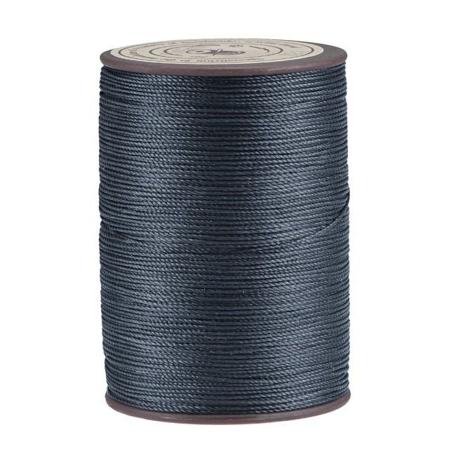 Unique Bargains Fil Ciré en Polyester Gris Pâle, 175 Verges