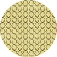 thumbnail image 1 of Ahgly Company Tapis de Zone Carré Caramel Brun Transitionnel Lavable en Machine, 3 Pieds Carré, 1 of 7