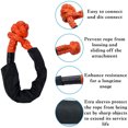 thumbnail image 2 of pitrice Rugged Soft Shackle with Protective Cover Carabiner Ring Strap Towing Rope Hitch Portable Truck Towing Ropes for Off-Road Trailers Yellow, 2 of 9