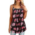 thumbnail image 2 of facefd Femmes Pois Imprimé Encolure Carrée Sans Manches pour Camisole Carthame m, 2 of 4