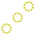 thumbnail image 1 of maskred 10 Pieces EVA Foam Golf Swing Training Exercises Balls Practice Yellow 42mm 3Set, 1 of 6