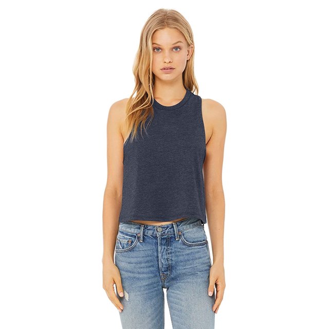 Bella + Canvas Ladies' Racerback Cropped Tank