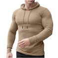 thumbnail image 1 of CEHVOM Chandail à Capuche de Sport Ajusté pour Hommes, Manches Longues, Mode Décontractée, 1 of 8