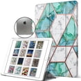 thumbnail image 1 of iPad Pro 12.9 1st Gen 2015 Case A1584 ML0H2LL/A ML0G2LL/A ML0F2LL/A A1652 ML0N2LL/A ML0Q2LL/A ML0R2LL/A ML0V2LL/A ML0U2LL/A ML0T2LL/A ML3Q2LL/A ML3N2LL/A ML3K2LL/A ML2J2LL/A ML3R2LL/A - Marble Green, 1 of 5