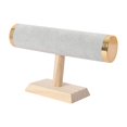 thumbnail image 1 of Xuanheng Jewelry Bracelet Display Stand, T Bar Bangle Holder, Bracelet Storage Rack StyleA-Gray Flan, 1 of 8