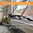 thumbnail image 4 of K&H EZ Mount Single Kitty Window Sill Gray, 4 of 7