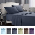 thumbnail image 4 of Four-Piece Bedding Set for Bedroom Home - Microfiber Comforter Cover with Pillowcases Soft Durable Sleep for All Rooms, 4 of 4