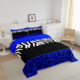 thumbnail image 3 of Erosebridal Zebra Leopard Print Comforter Sets Full Size, Rectangle Geometric Comforters & Duvets, Animal Decorative, Breathable, 3 of 7