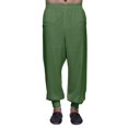 thumbnail image 1 of Atasi Readymade Adjustable Elastic Pajama For Mens Solid Rayon Harem Bottom Pant, 1 of 5