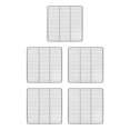 thumbnail image 1 of Transemion Portable Pet Playpen Panel Cage Fence Metal Guinea pig Wire dense black Grid 5Set, 1 of 6