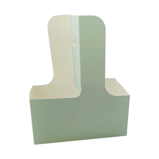Tasse à Café Jetable – Plateau à Poignée Double Tasse pour Emporter Support de Boisson en Papier Kraft pour Café Thé Thé