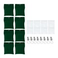 thumbnail image 1 of Siruishop 8 Pcs Poids pour Rideaux d'Extérieur Pratiques Robustes contre le Vent pour Patio Extérieur Vert, 1 of 8