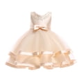 thumbnail image 1 of Robes Fille Robes Enfants Formelles pour Filles Robe Rose Doré Filles Filles Robes Chics Robe pour Filles Mode Filles, 1 of 8