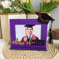 thumbnail image 2 of Graduation and Start of School 2025 Wooden Photo Frame Desktop Ornaments Graduation Season Decorations 2025 Graduation Season Wooden Photo Frame Ornaments (horizontal Version), 2 of 6