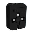 thumbnail image 2 of Retractable 3-in-1 Data Cable With Mirror Cell Phone Bracket Fast Charging One-Three Storage Charging Cable, 2 of 7