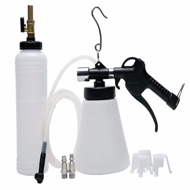 Brake Fluid Bleeder Kit Pneumatic Car Brake Fluid Bleeder Bleeding Tool Brake Oil Replacement Kit ,1L