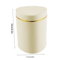 thumbnail image 3 of TIMIFIS Desktop Trash Push-Type Desktop Trash Can Small Coffee Table Office Living Room Study Room with Lid Trash Can Office Desk Accessories, 3 of 6
