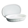 thumbnail image 1 of Corningware French White® 23 Oz Oval Dish with Plastic Cover, 1 of 2