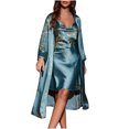 thumbnail image 2 of Pisexur Robe Sans Manches à Col en V Mode Féminine Couleur Unie Col en V Confortable Robe de Nuit Ample Blouse pour Femmes, 2 of 7