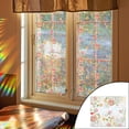 thumbnail image 4 of Window Film Decorative Privacy Stained Glass Clings Removable Flower Design for Home Living Room Door Decoration Stickers, 4 of 4