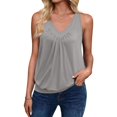 thumbnail image 1 of UPPADA Womens Tank Tops Summer Sleeveless Shirts Ladies Ribbed Wide Shoulder Straps Tees Racerback Tight Slim Fitted Workout Tank Tops Fitted Tops Racer Back Blouses,Clearence Sales, 1 of 8