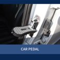 thumbnail image 3 of Car Doorstep Aluminum Alloy Auto Latch Door Step; Car Hook Roof Rack Step; Foot Pedal Foldable Vehicle Roof Rack Step, Silver, 3 of 8
