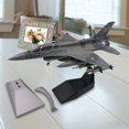 thumbnail image 3 of Chasseur F16D à l'Échelle 1/72 Commémoratif d'Aviation avec Support d'Exposition pour Café Bar, 3 of 8