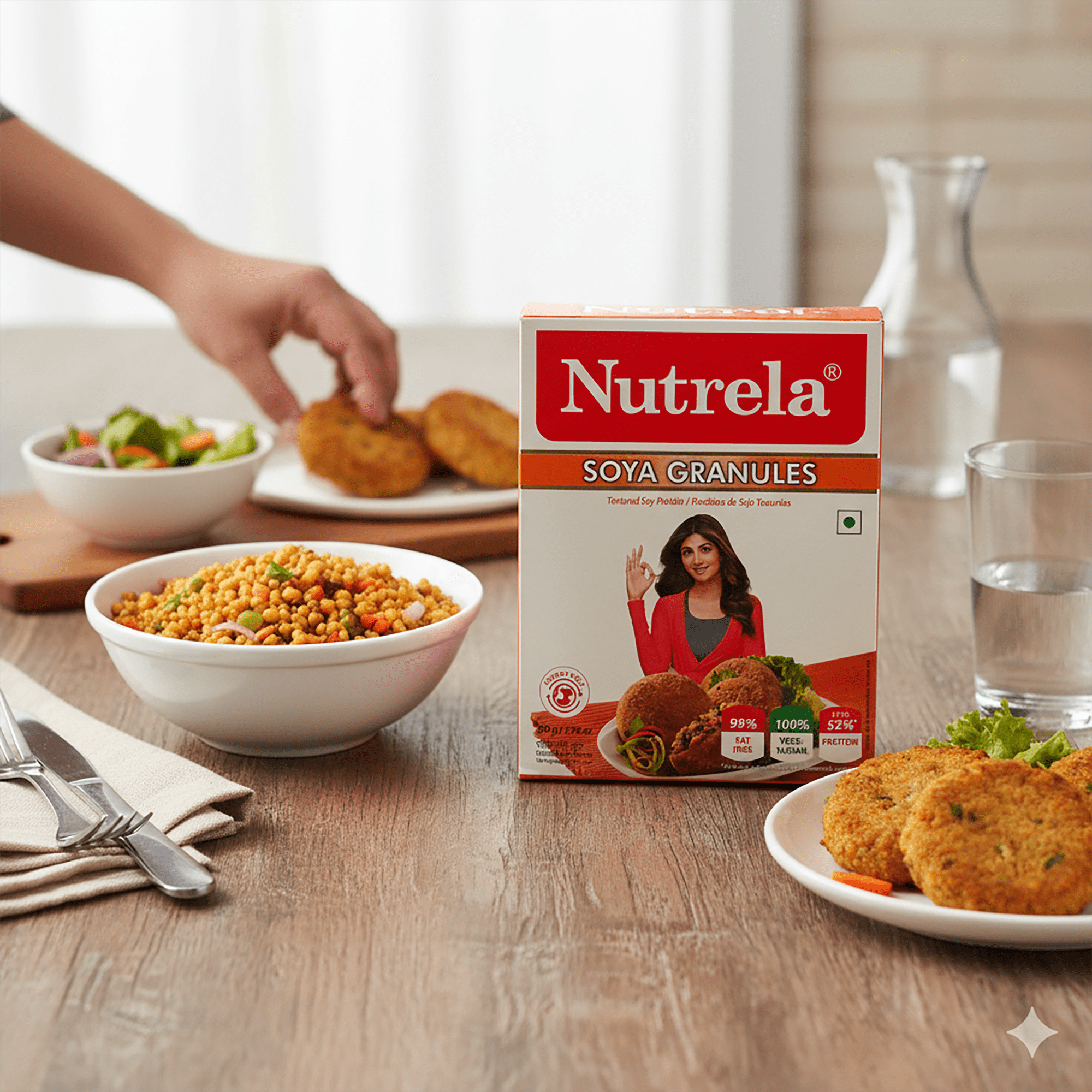 Nutrela Soya Granules, 220g