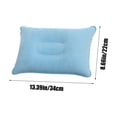 thumbnail image 3 of Z-889 Coussin Rectangulaire Gonflable en Peluche Bleu pour Sieste, pour Camping et Voyage en Plein Air, Coussin de Confort en Matériau Pvc, Oreiller Portable, 3 of 7