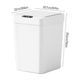 thumbnail image 2 of PEZHADA Kitchen Trash Can with Lid Three-Mode Sensor Trash Can Touchless Sensor Trash Can 13 Litersmall Capacity Trash Can with Lid Sensor Kitchen Bin Recycling for Kitchen/Living Room/Office, 2 of 9