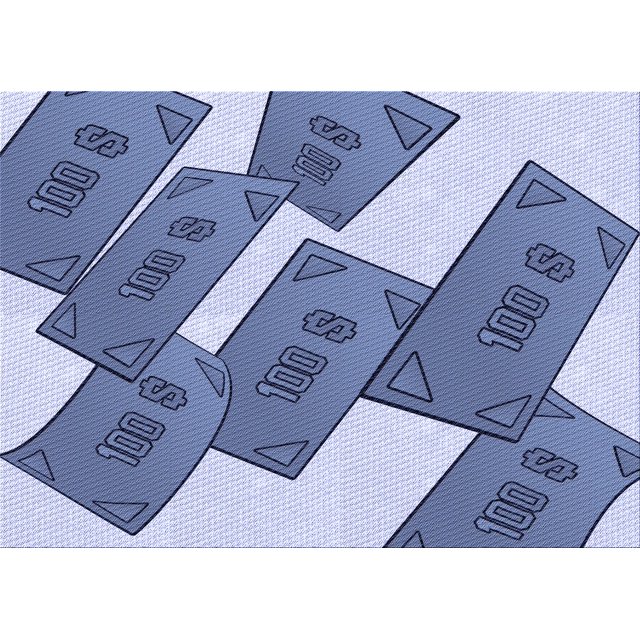 Ahgly Company Machine Washable Indoor Rectangle Transitional Azure Blue Area Rugs, 8' x 10'
