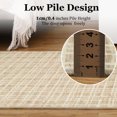 thumbnail image 4 of Aoile 5x7 Area Rugs, Modern Geometric Washable Rug with Non-Slip Backing, Contemporary Accent Carpet for Living Room, Laundry, Office, Yellow, 4 of 8