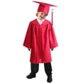 thumbnail image 2 of Cérémonie de Fin d'Études Primaires pour Enfants, Toge de Fin d'Études pour Enfants avec Mortier, Toge et Mortier Rouges pour Enfants, Ensemble à Franges pour la Promotion 2025, 2 of 5