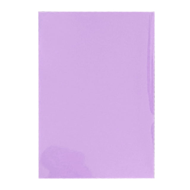 Photocard Sleeve, Portable Protective Plastic Photocard Holder Slim for Star Photo Purple