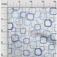 thumbnail image 2 of oneOone Cotton Poplin Twill Blue Fabric Geometric Craft Projects Decor Fabric Printed By The Yard 56 Inch Wide, 2 of 4