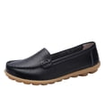 thumbnail image 1 of NOKIO Mocassins en Cuir pour Femmes à Enfiler Légers et Confortables Chaussures Plates pour Bureau, Marche et Tenue Décontractée Extérieure, 1 of 7