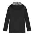 thumbnail image 4 of MeetoTime Manteau de Pluie Imperméable pour Femme Mi-Long à Capuche Coupe-Vent Extérieur Randonnée Imperméable Tailles Régulières et Plus, 4 of 5