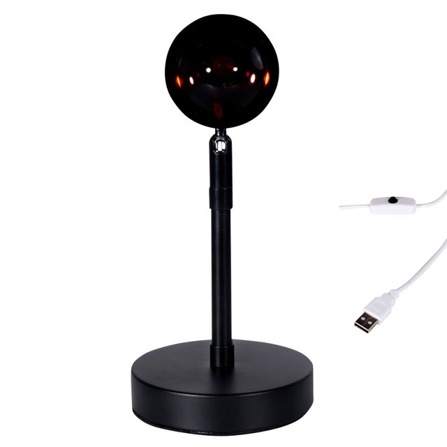 Projection Light LED 5W USB Projector Light Adjustable Photography Prop Atmosphere Lamp, Sunset