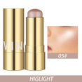 thumbnail image 1 of Iumwxz 3 In 1 Multi Stick Blush For Cheeks & Lip Tint & Eyeshadow Makeup,SCream Blush Stick + Highlighter Stick + Bronzer / Complete Face Make Up, 1 of 1