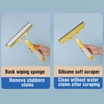 thumbnail image 3 of LSLJS Glass Cleaning Tool Household Tool Washing Mirror Water Window Wiper Silicone Scraper Cleaning Window Spray Brush Scraper, Home Kitchen Gadgets Accessories, 3 of 4