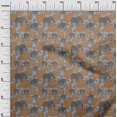 thumbnail image 3 of oneOone Viscose Chiffon Brown Fabric Animal Sewing Material Print Fabric by The Yard 42 Inch Wide, 3 of 4