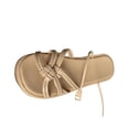 thumbnail image 2 of Mefallenssiah Women'S Solid Color Comfortable Slippers Round Head Button Up Beach Sandals, 2 of 4