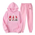 thumbnail image 1 of TIMIFIS Pinks Men's Tracksuit 2 Piece Hooded Athletic Sweatsuits Pullover Casual Running Jogging Sport Suit SetsFall, 1 of 9