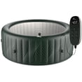 thumbnail image 1 of MSpa Round Inflatable Bubble Spa, 4 to 6 Person Hot Tub with LED Lights, Meteor, 1 of 12