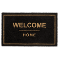 thumbnail image 1 of Bouclair Black Welcome Home Doormat, 1 of 4