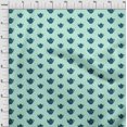 thumbnail image 4 of oneOone Viscose Chiffon Light Mint Green Fabric Tea Kettle Craft Projects Decor Fabric Printed By The Yard 42 Inch Wide-SQ, 4 of 4